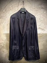 Load image into Gallery viewer, Dries Van Noten midnight blue nylon blazer