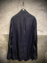 Load image into Gallery viewer, Dries Van Noten midnight blue nylon blazer