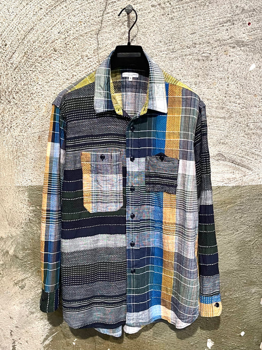 Engineered Garments multi colored checkered shirt