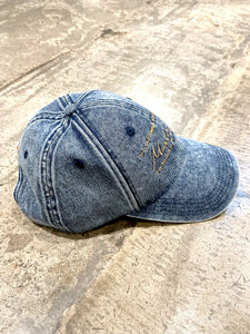 Martine Rose blue signature cap