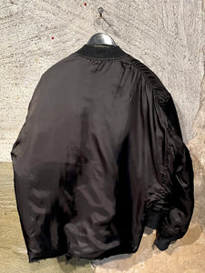 Comme des Garçons BLACK twisted reversible bomber jacket