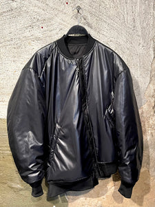 Comme des Garçons BLACK twisted reversible bomber jacket