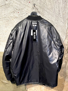 Comme des Garçons BLACK twisted reversible bomber jacket