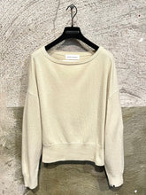 Load image into Gallery viewer, Extreme Cashmere fine knit boat neck top