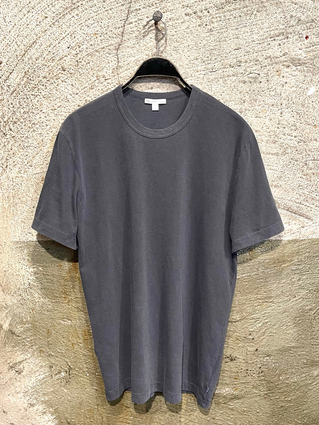 James Perse blue noir cotton jersey t-shirt