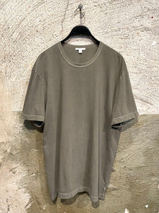 James Perse forrest green cotton jersey t-shirt