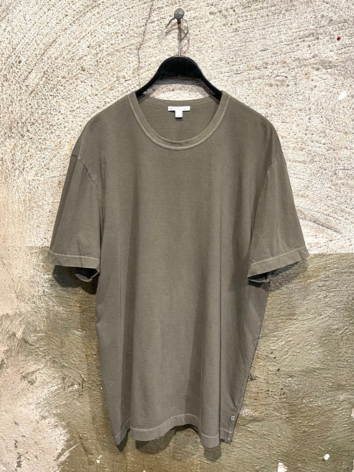 James Perse forrest green cotton jersey t-shirt