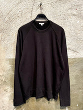 Load image into Gallery viewer, James Perse black cotton jersey sweater