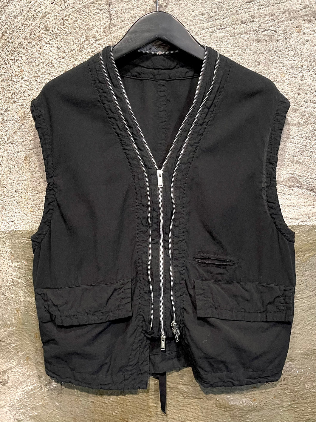 Undercover double zip vest