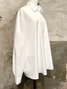 Dries Van Noten draped oversized shirt