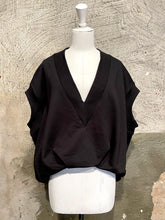 Load image into Gallery viewer, Dries Van Noten oversized draped sleeveless sweater