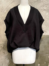 Load image into Gallery viewer, Dries Van Noten oversized draped sleeveless sweater