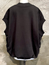 Load image into Gallery viewer, Dries Van Noten oversized draped sleeveless sweater