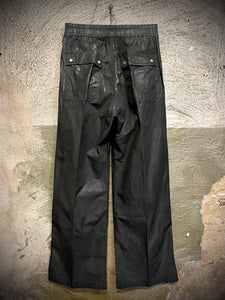 Rick Owens DRKSHDW coated woven trousers