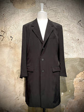 Load image into Gallery viewer, Yohji Yamamoto zipper detail coat