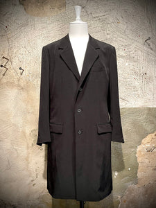 Yohji Yamamoto zipper detail coat