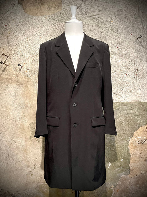 Yohji Yamamoto zipper detail coat