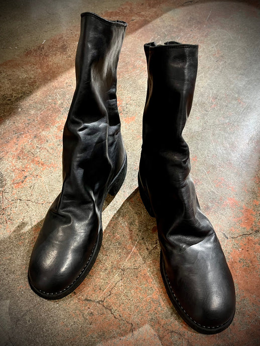 Guidi back zip boots