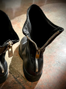 Guidi back zip boots