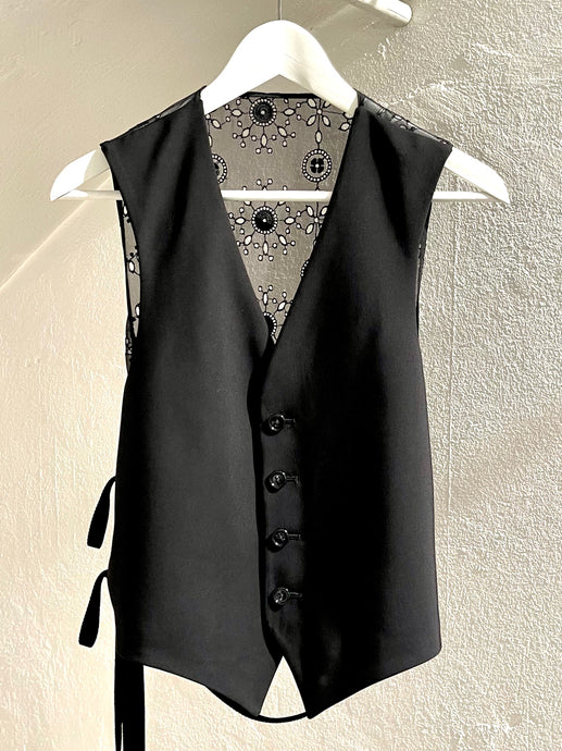 Ann Demeulemeester embroidery waistcoat