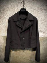 Load image into Gallery viewer, Y&#39;s Yohji Yamamoto crochet detail jacket