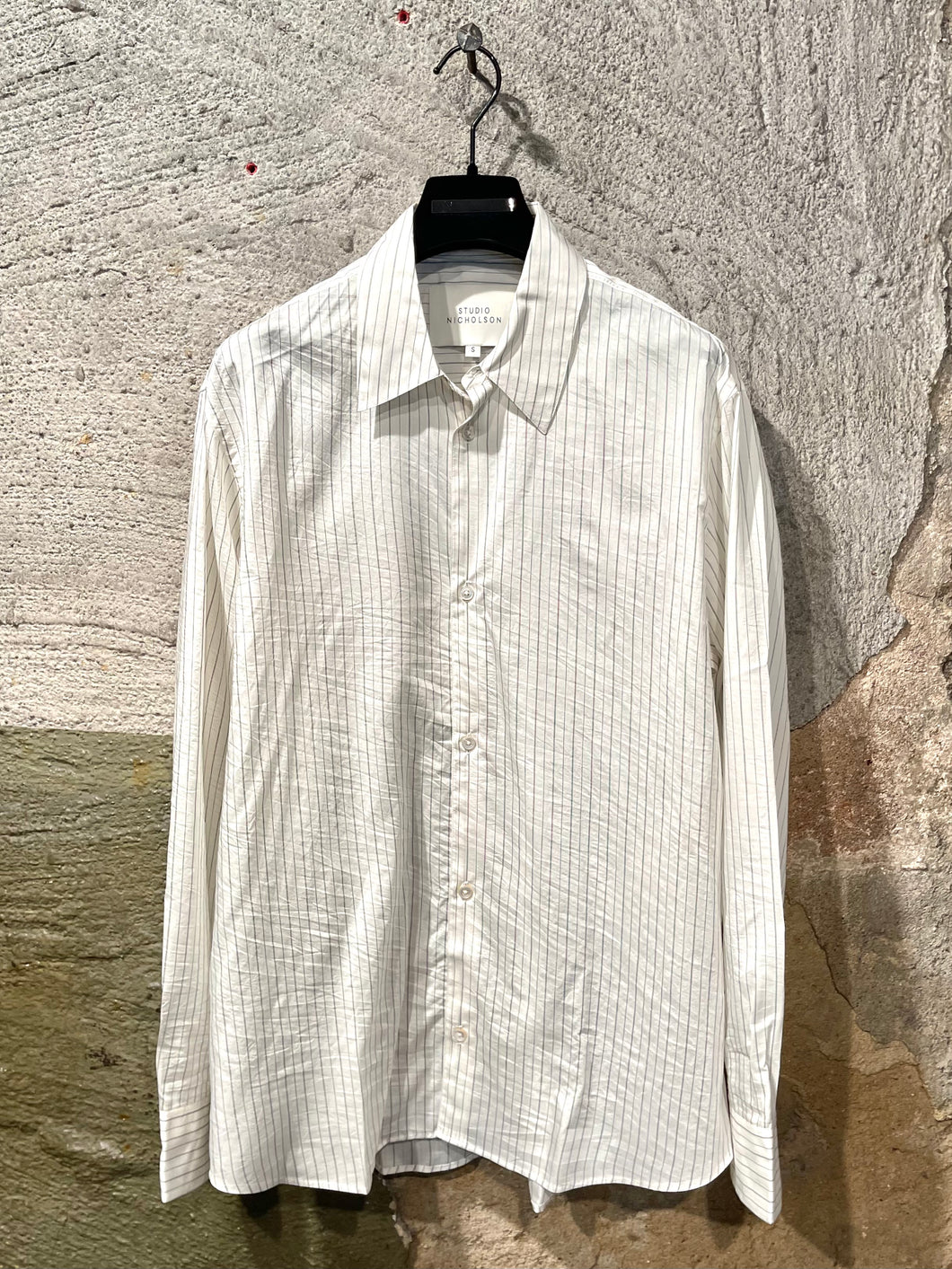 Studio Nicholson stripe silk shirt