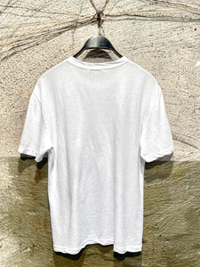 James Perse oversized white crepe t-shirt