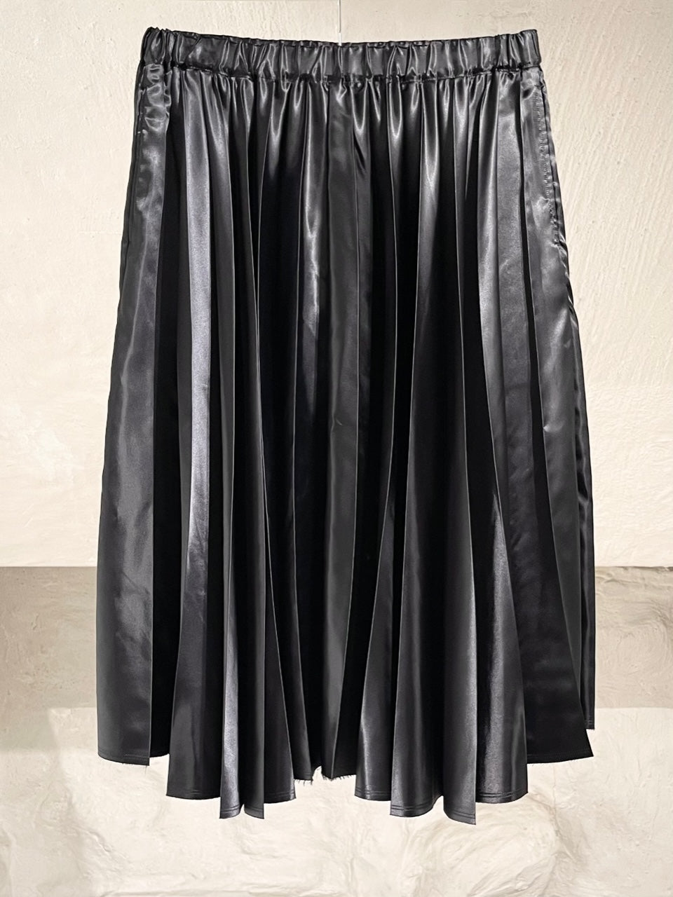 Comme des Garçons Suspender Skirt, Satin Effect Black