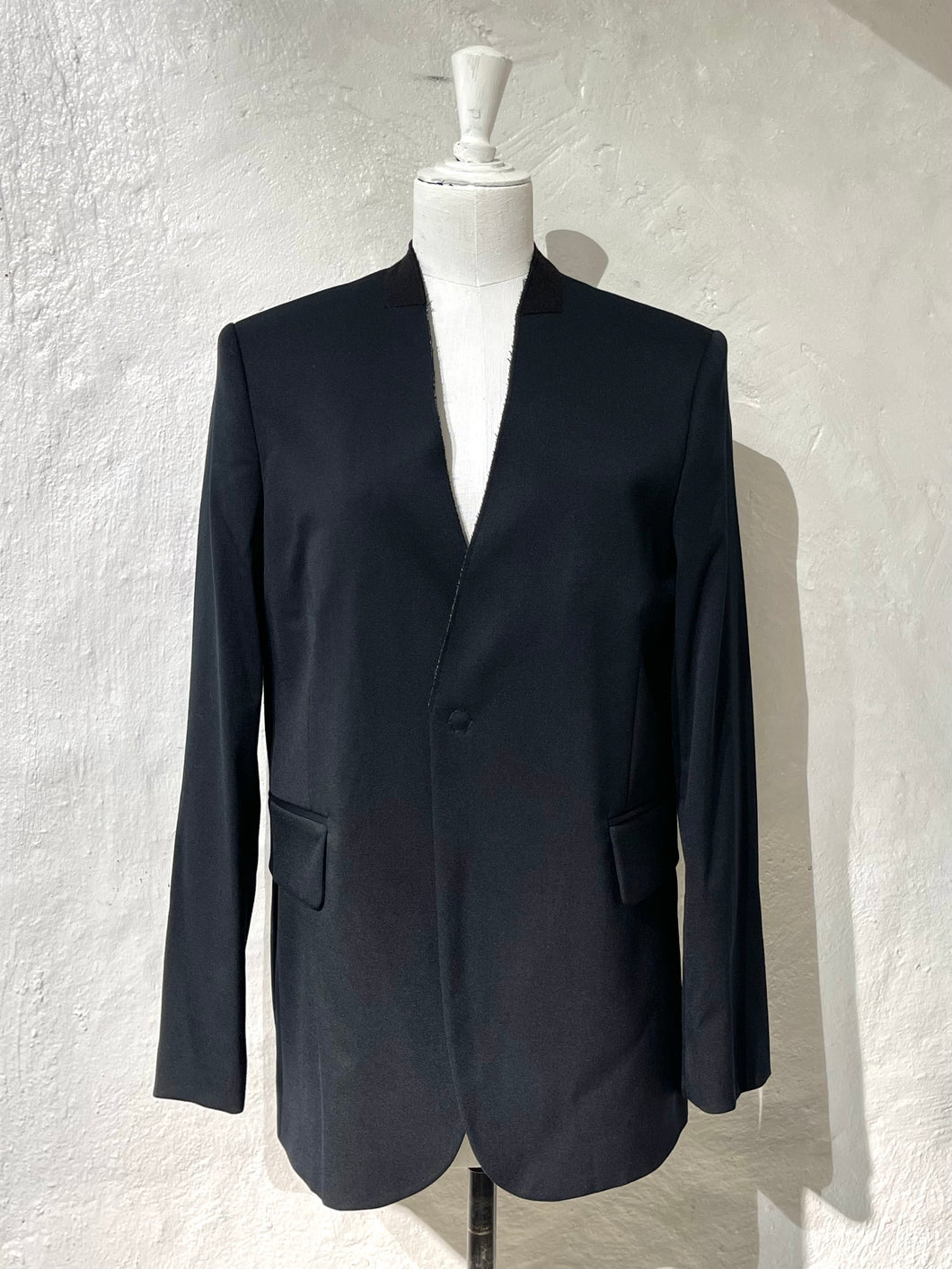 MM6 Maison Margiela collarless blazer