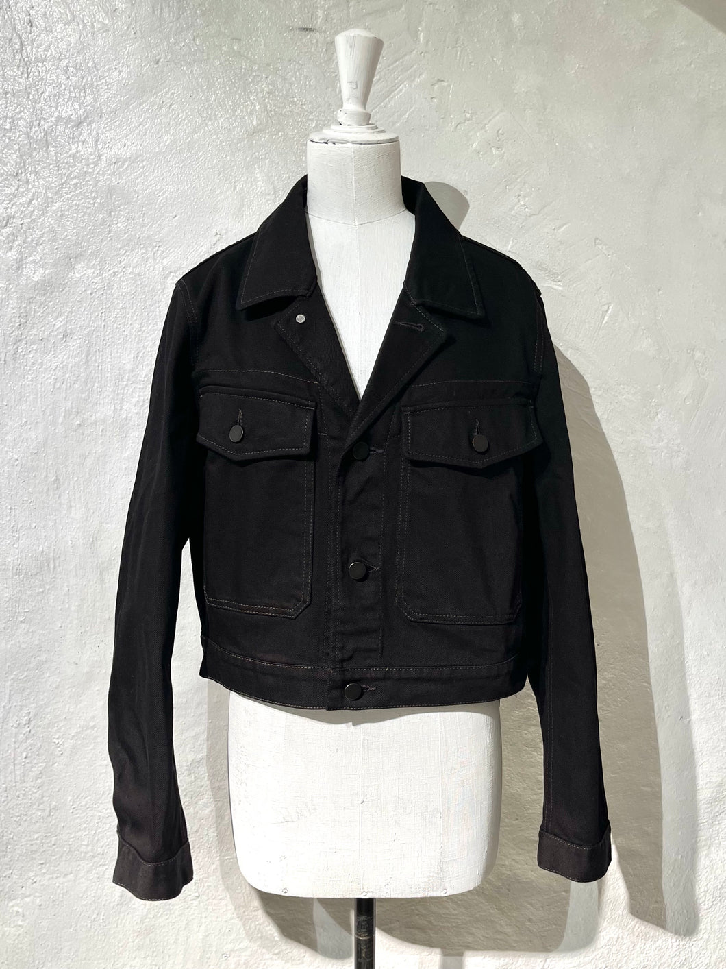 Lemaire cropped denim jacket