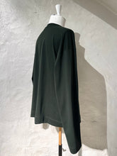 Load image into Gallery viewer, Dries Van Noten bottle green oversized long sleeve T-shirt