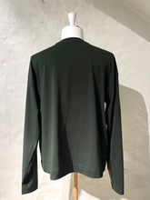 Load image into Gallery viewer, Dries Van Noten bottle green oversized long sleeve T-shirt