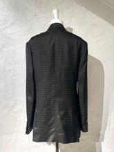 Load image into Gallery viewer, Dries Van Noten emerald green jacquard blazer