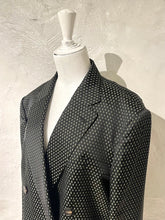 Load image into Gallery viewer, Dries Van Noten emerald green jacquard blazer