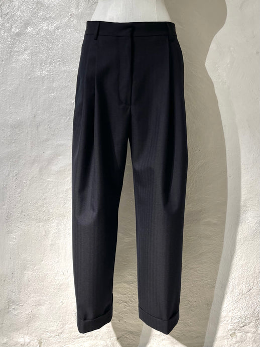 Dries Van Noten tailored herringbone trousers