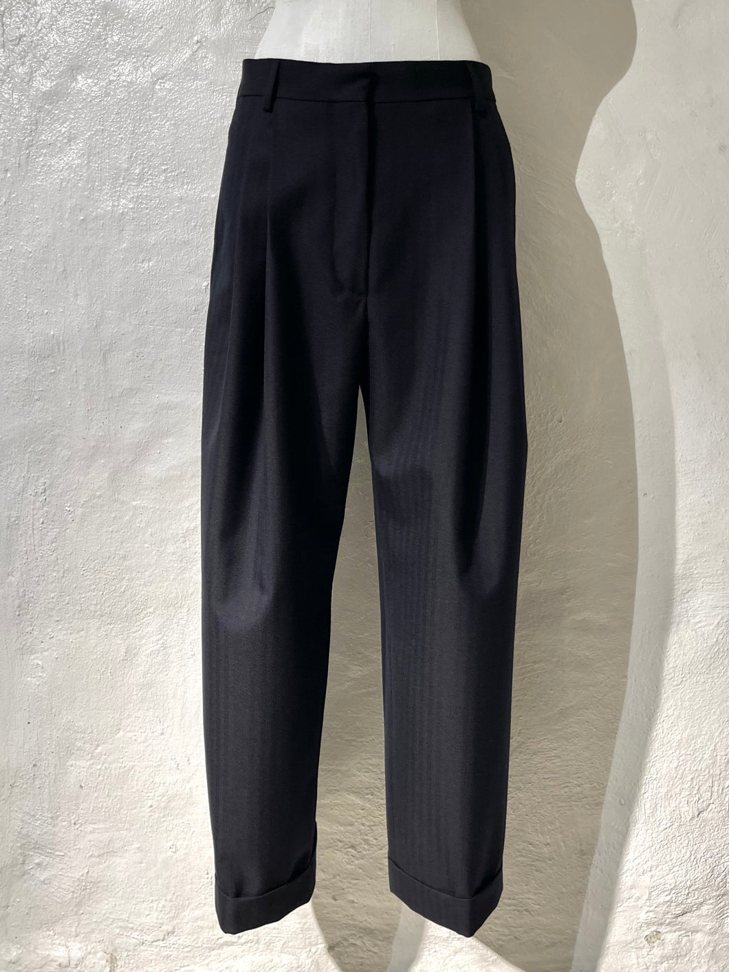 Dries Van Noten tailored herringbone trousers
