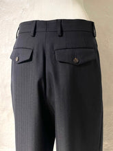 Load image into Gallery viewer, Dries Van Noten tailored herringbone trousers
