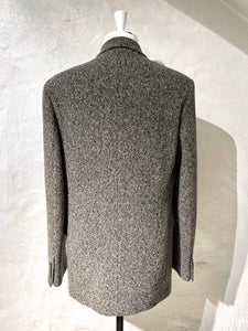 Dries Van Noten oversized tweed jacket