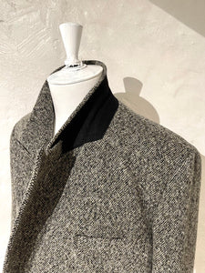 Dries Van Noten oversized tweed jacket