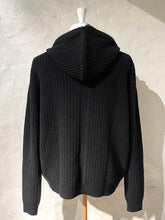 Load image into Gallery viewer, Rick Owen fisherman knit zip hoodie