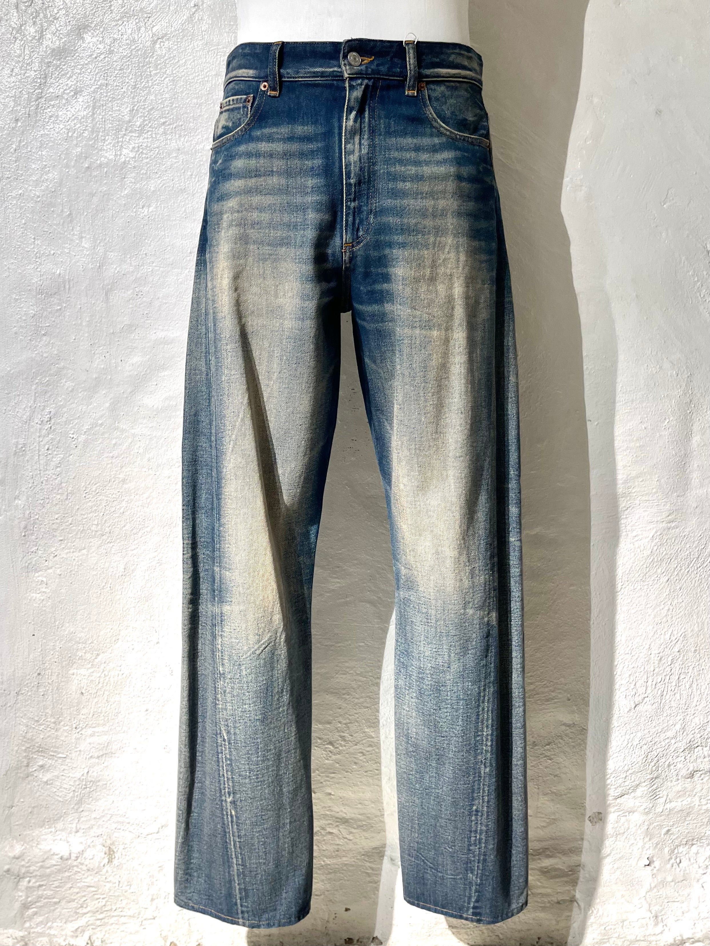 MM6 Maison Margiela twisted seam denim jeans – JUS