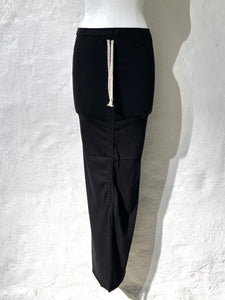 Rick Owens DRKSHDW jersey skirt