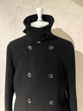 Load image into Gallery viewer, Yohji Yamamoto wool peacoat