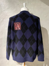 Load image into Gallery viewer, Undercover argyle knitted sweater