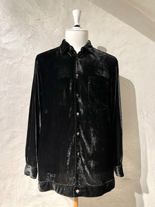 Magliano black velvet shirt
