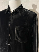 Load image into Gallery viewer, Magliano black velvet shirt