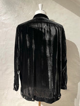 Load image into Gallery viewer, Magliano black velvet shirt
