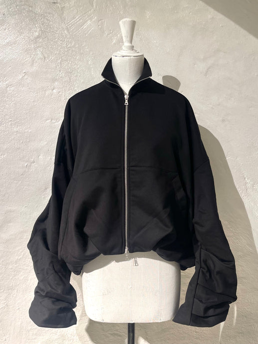 Dries Van Noten draped jersey jacket