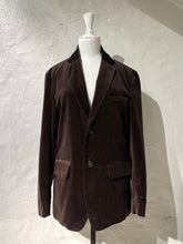 Load image into Gallery viewer, Adnym Atelier brown velvet jacket