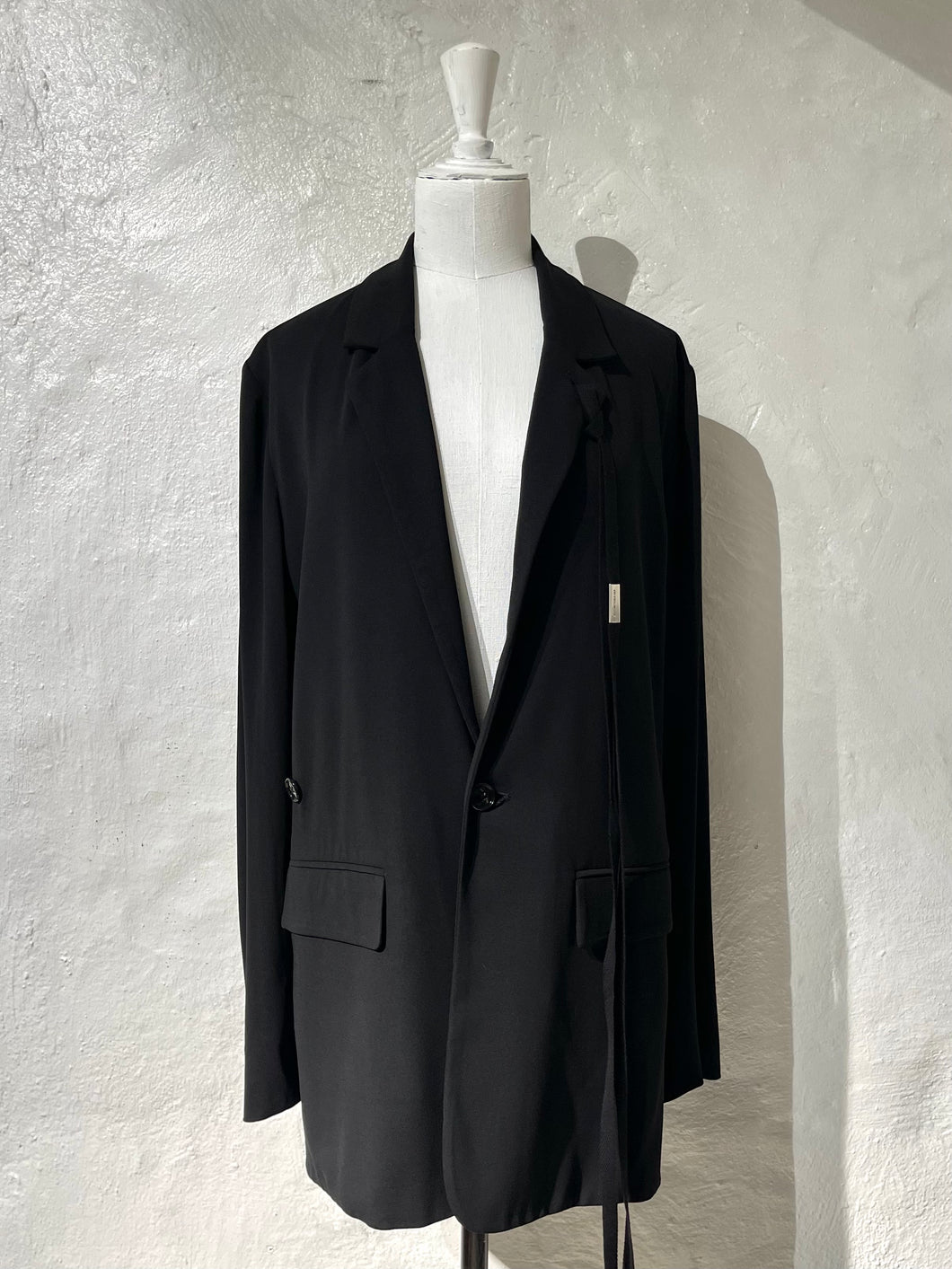 Ann Demeulemeester soft wrap jacket